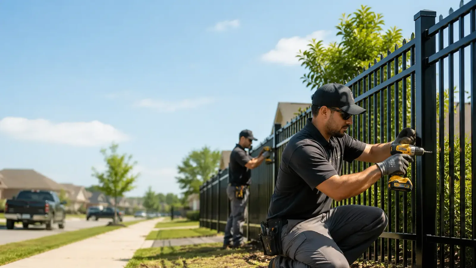 Metal Fence Installation in Mcadoo, TX